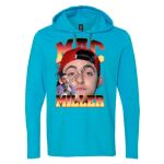 Softstyle® Lightweight Hooded Long Sleeve T-Shirt Thumbnail