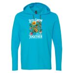 Softstyle® Lightweight Hooded Long Sleeve T-Shirt Thumbnail