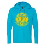 Softstyle® Lightweight Hooded Long Sleeve T-Shirt Thumbnail